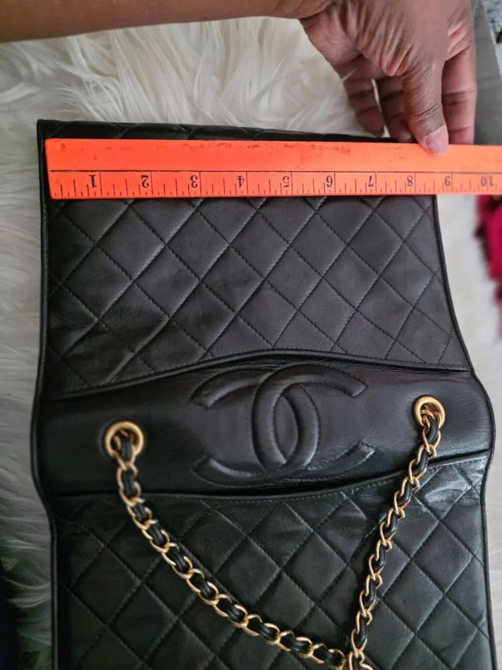 Small Lambskin Chanel Handbag